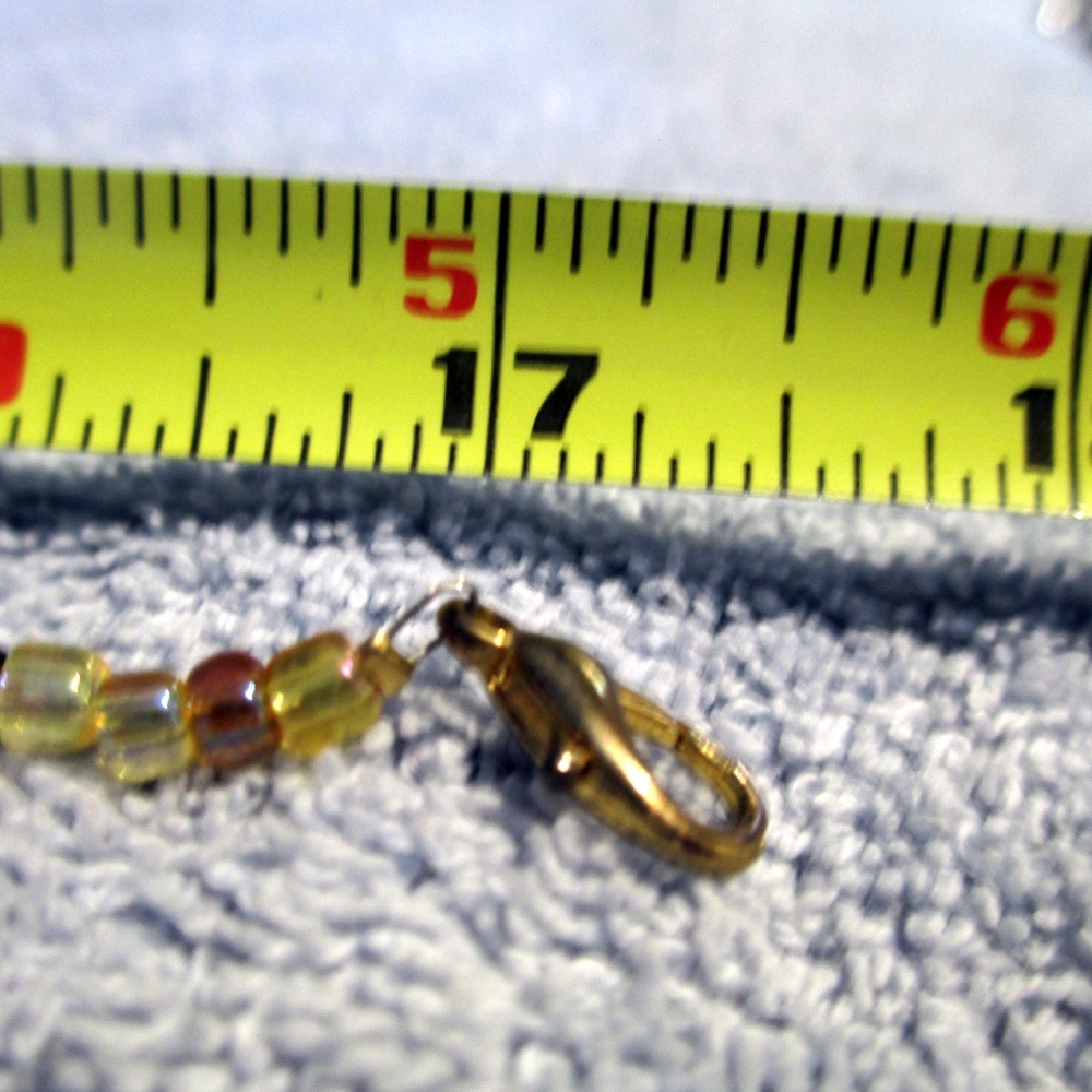 Vintage 17 Inch Odd Beaded Necklace - Picture 6 of 6